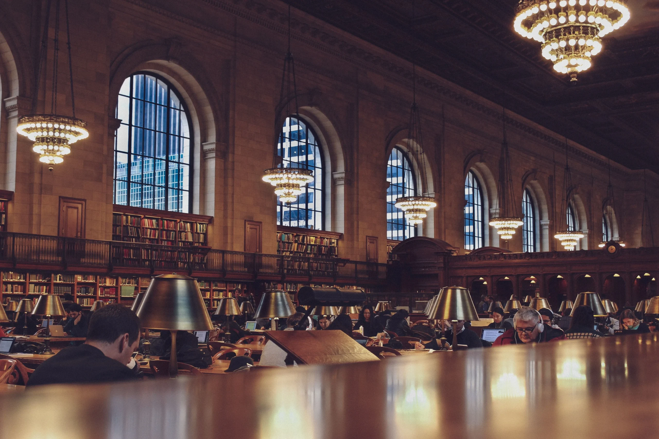 A library of foreign countries.