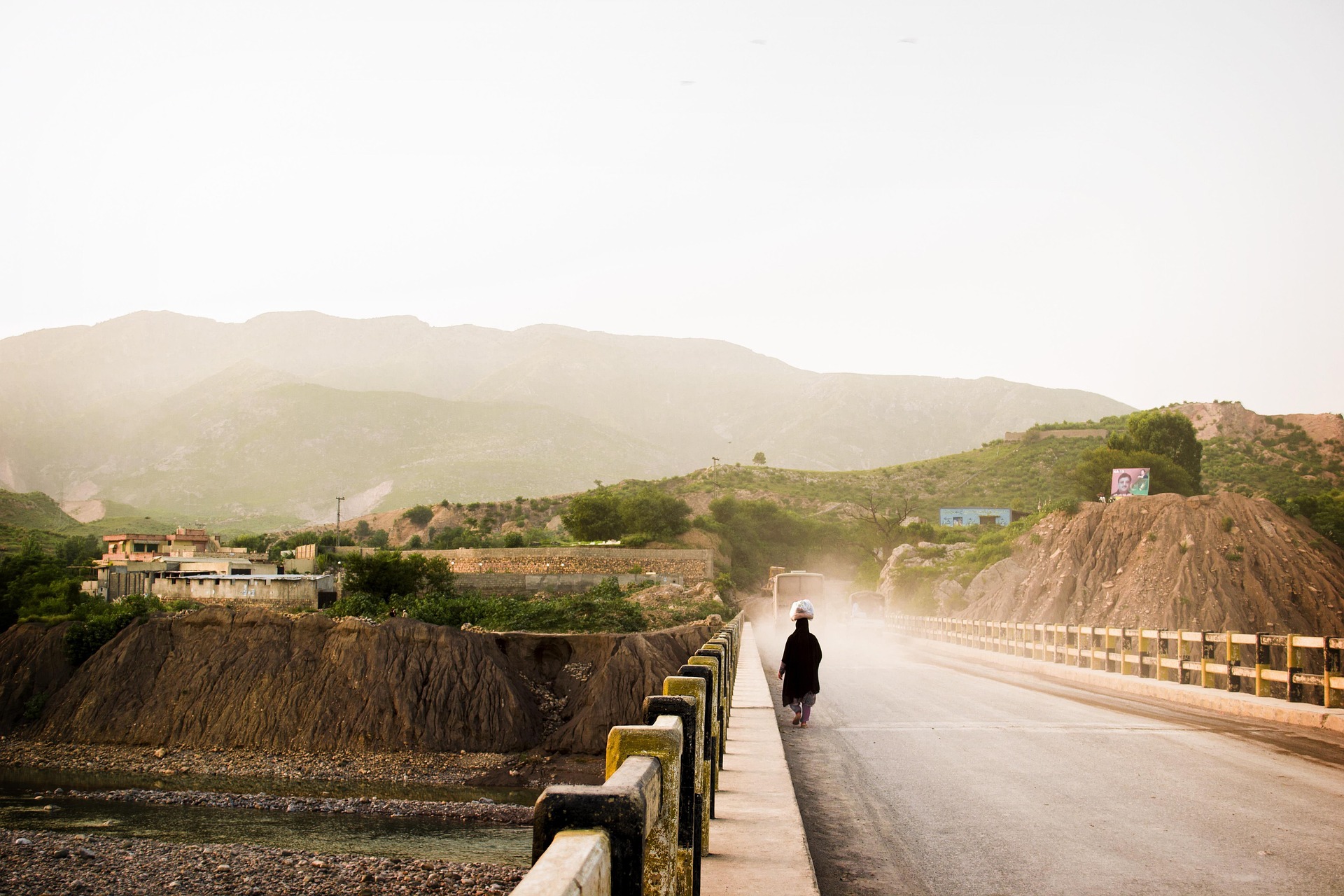 A bridge in Pakistan.