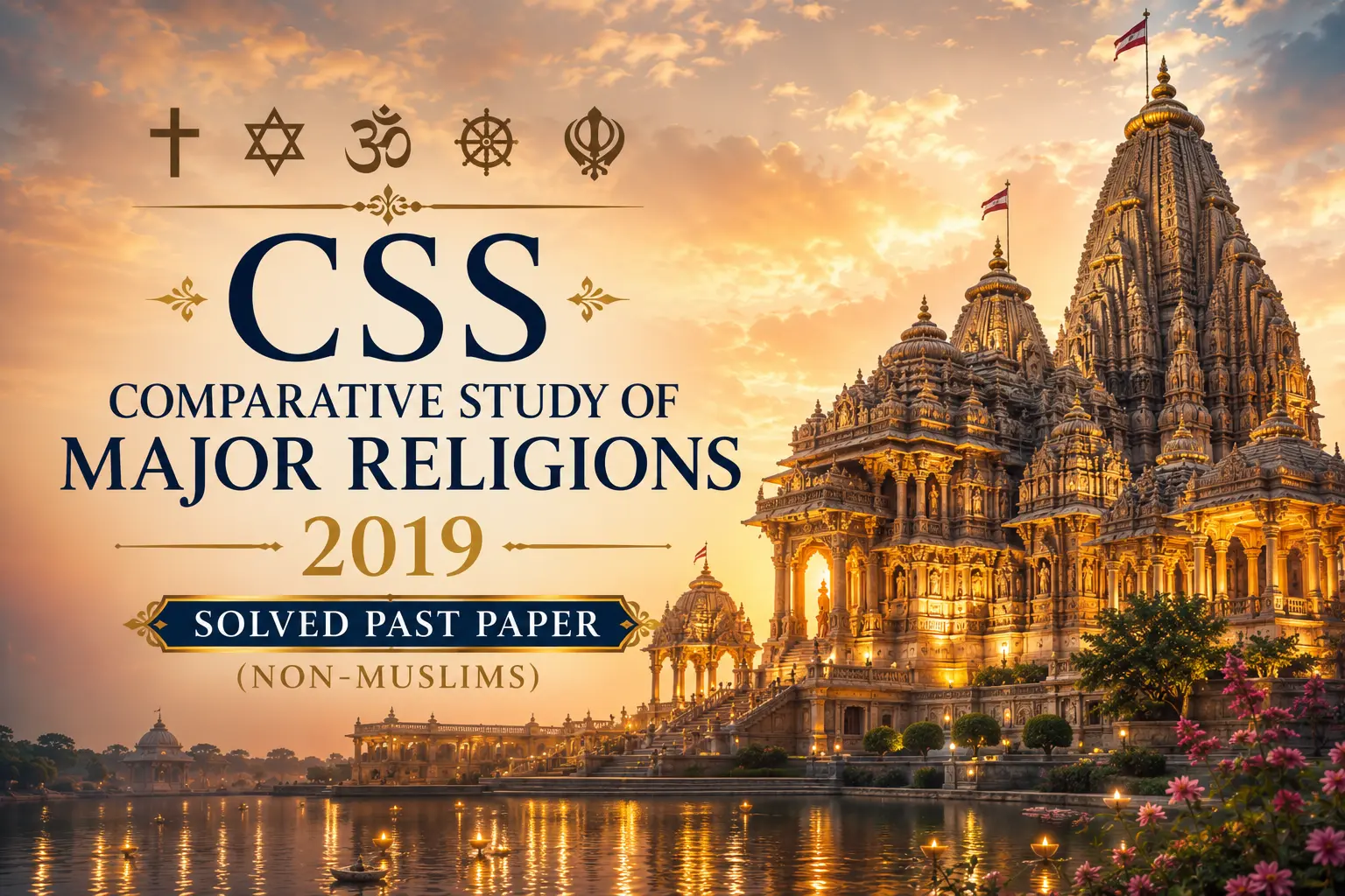 CSS Solved Paper of Comparative Studies 2019