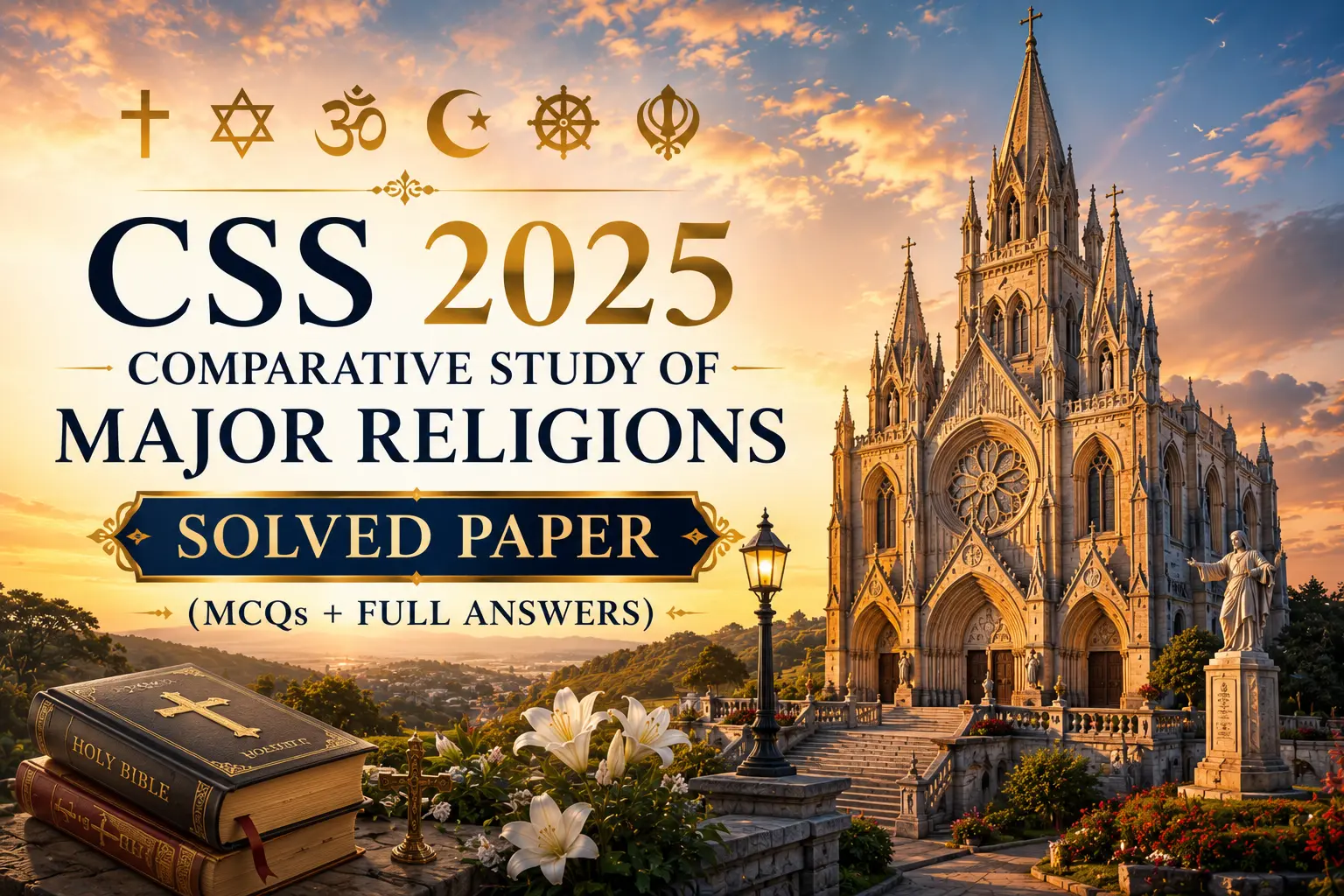 CSS Solved Paper of Comparative Studies 2025