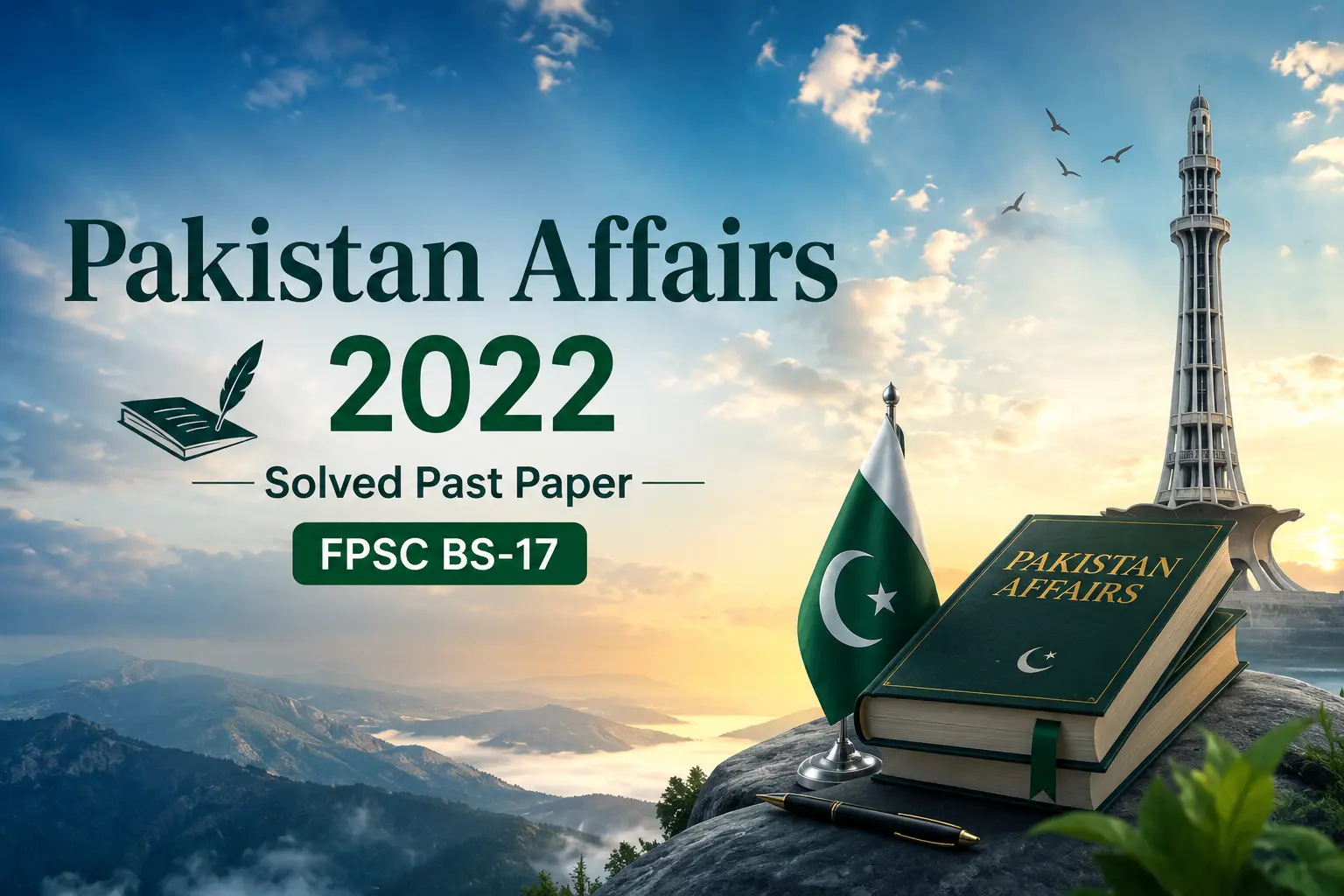 Pakistan Affairs Solved Paper CSS 2022.