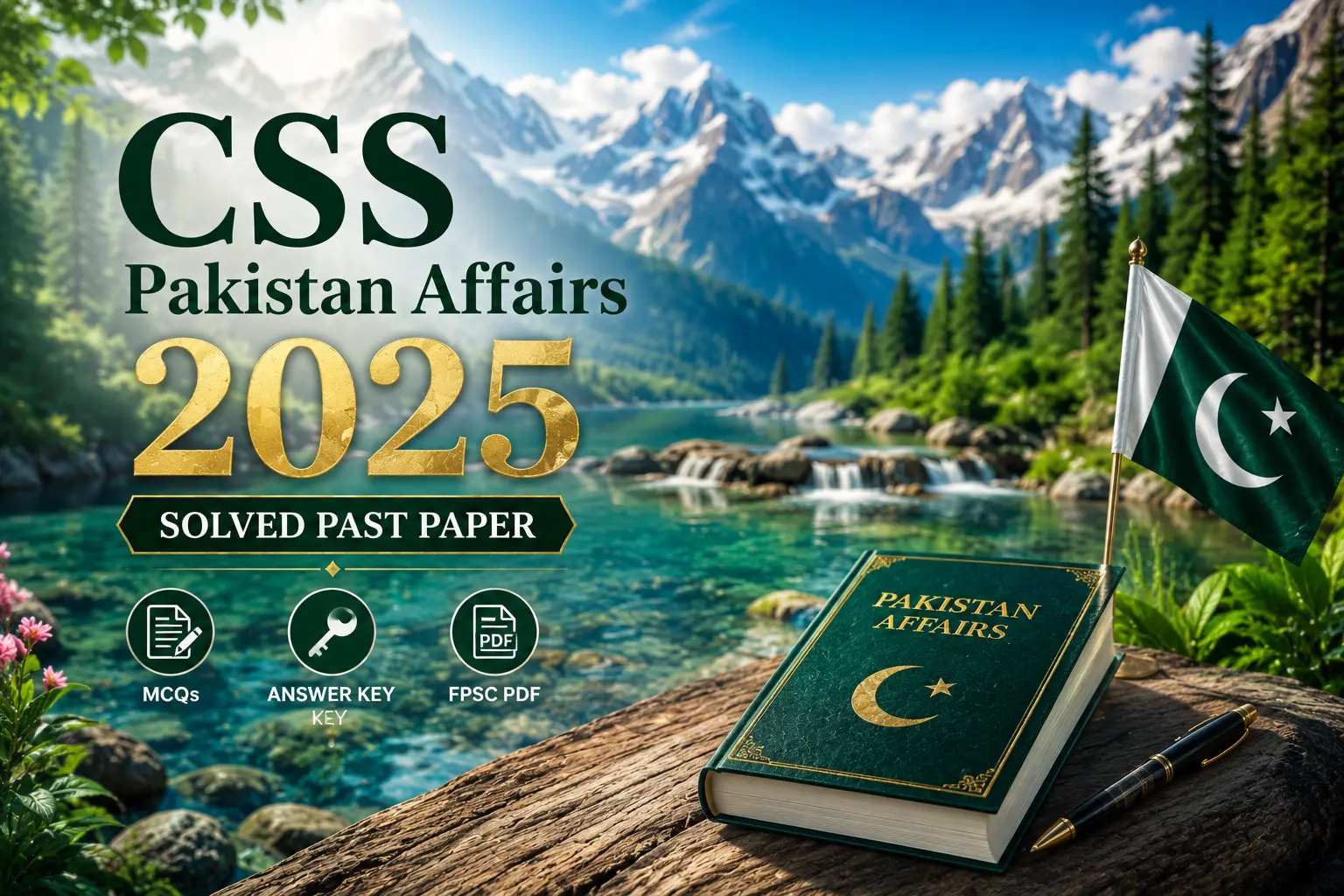 Pakistan Affairs Solved Paper CSS 2025.