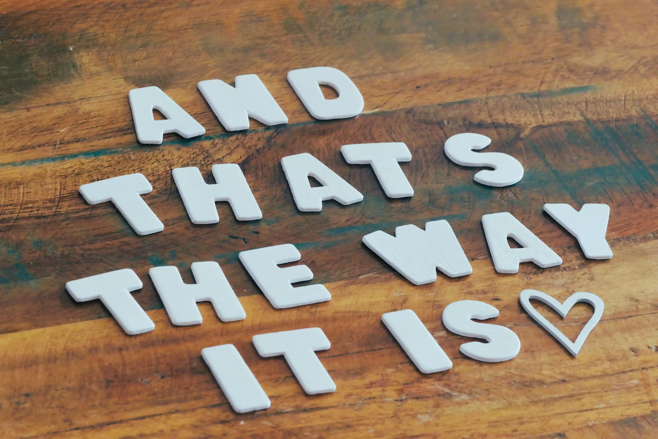 A quote is written by joining pieces.
