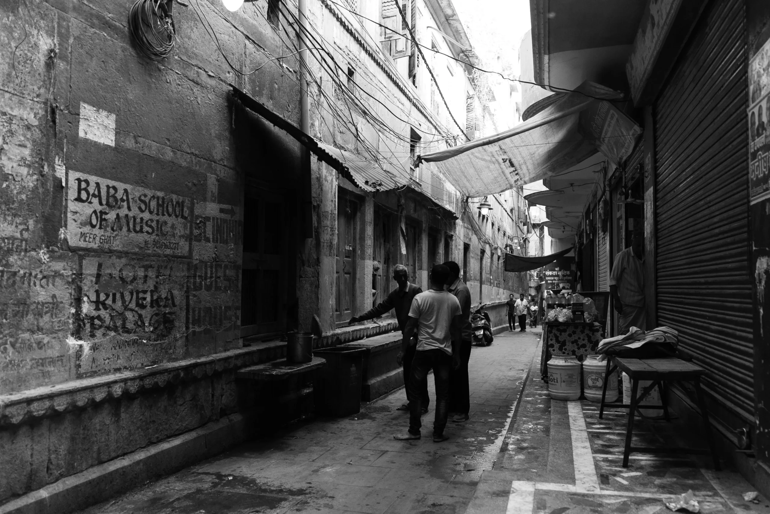 A view of an old street
