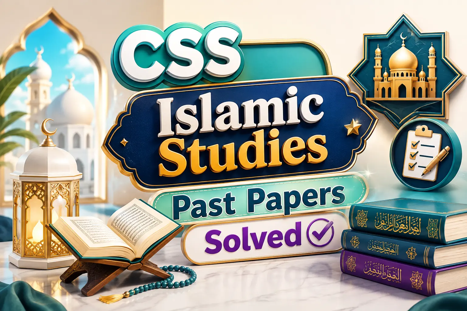 CSS Islamic Studies Past Papers Solved