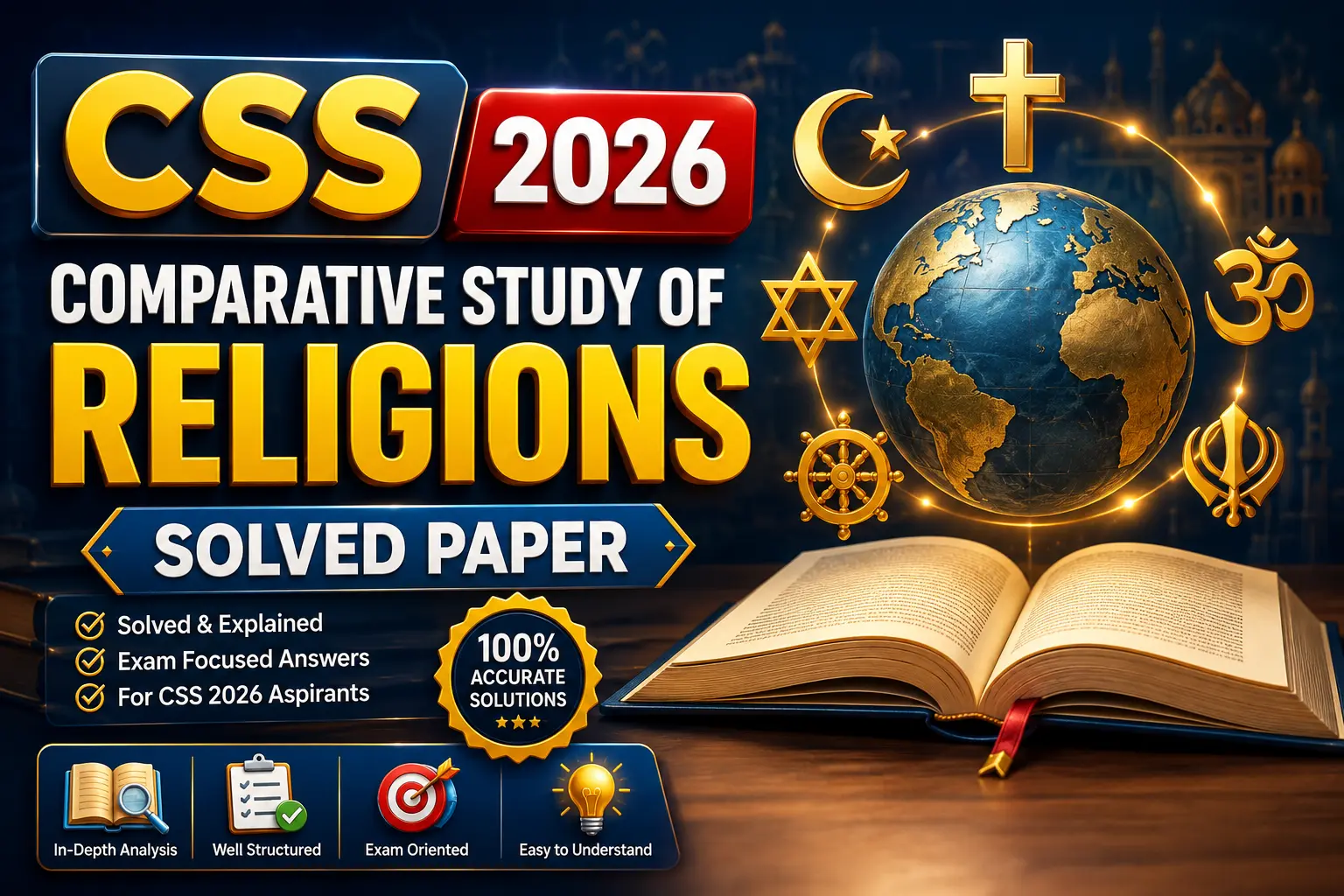 Comparative Studies of Major Religions 2026 Solved Paper