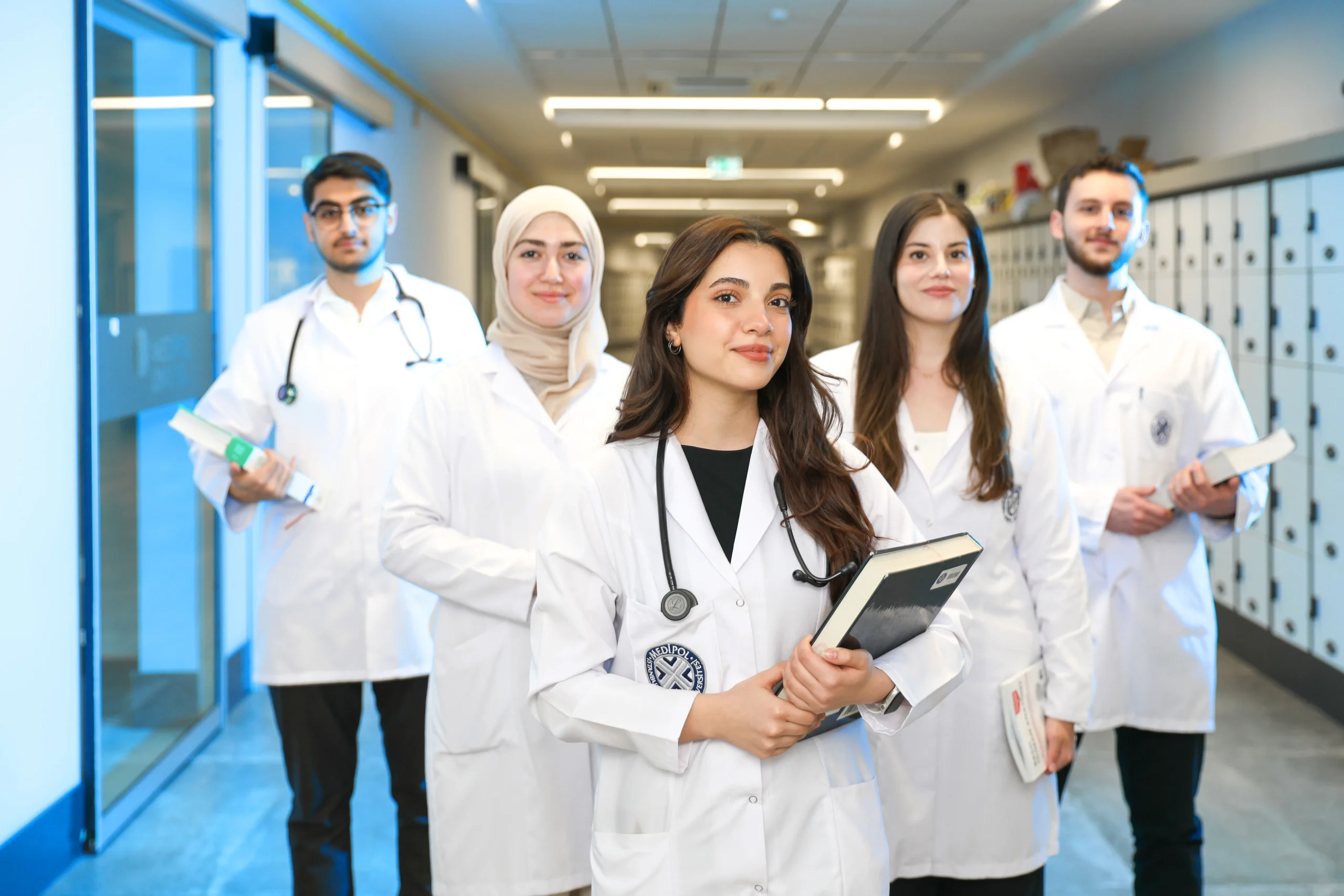 A team of doctors in the hospital