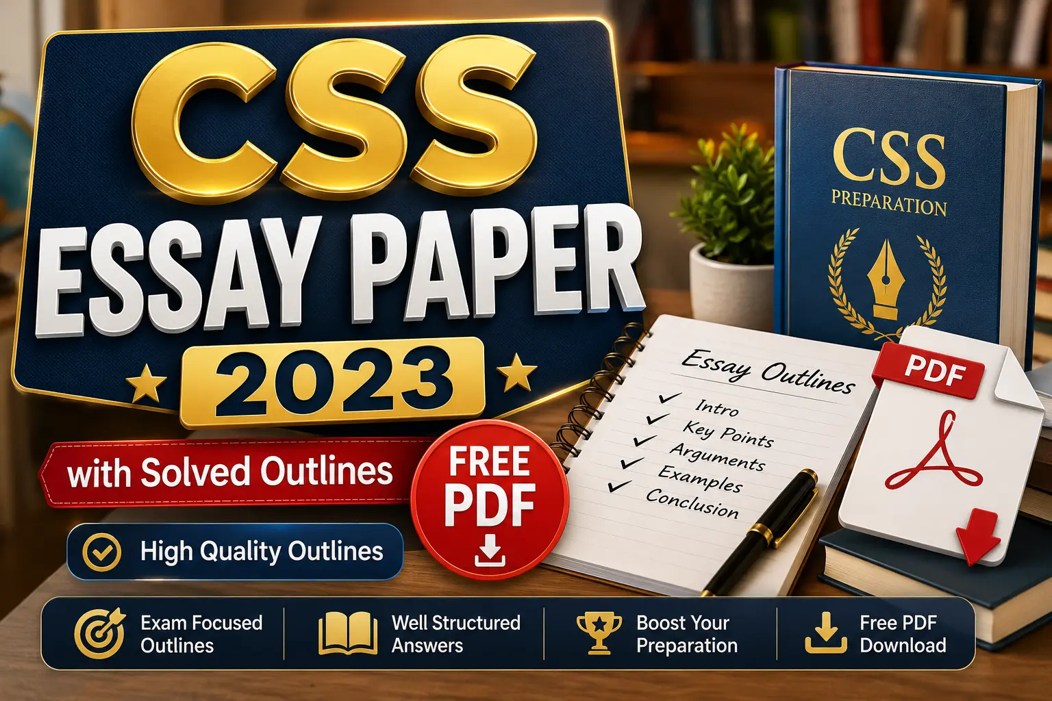 CSS Essay Solved Paper 2023