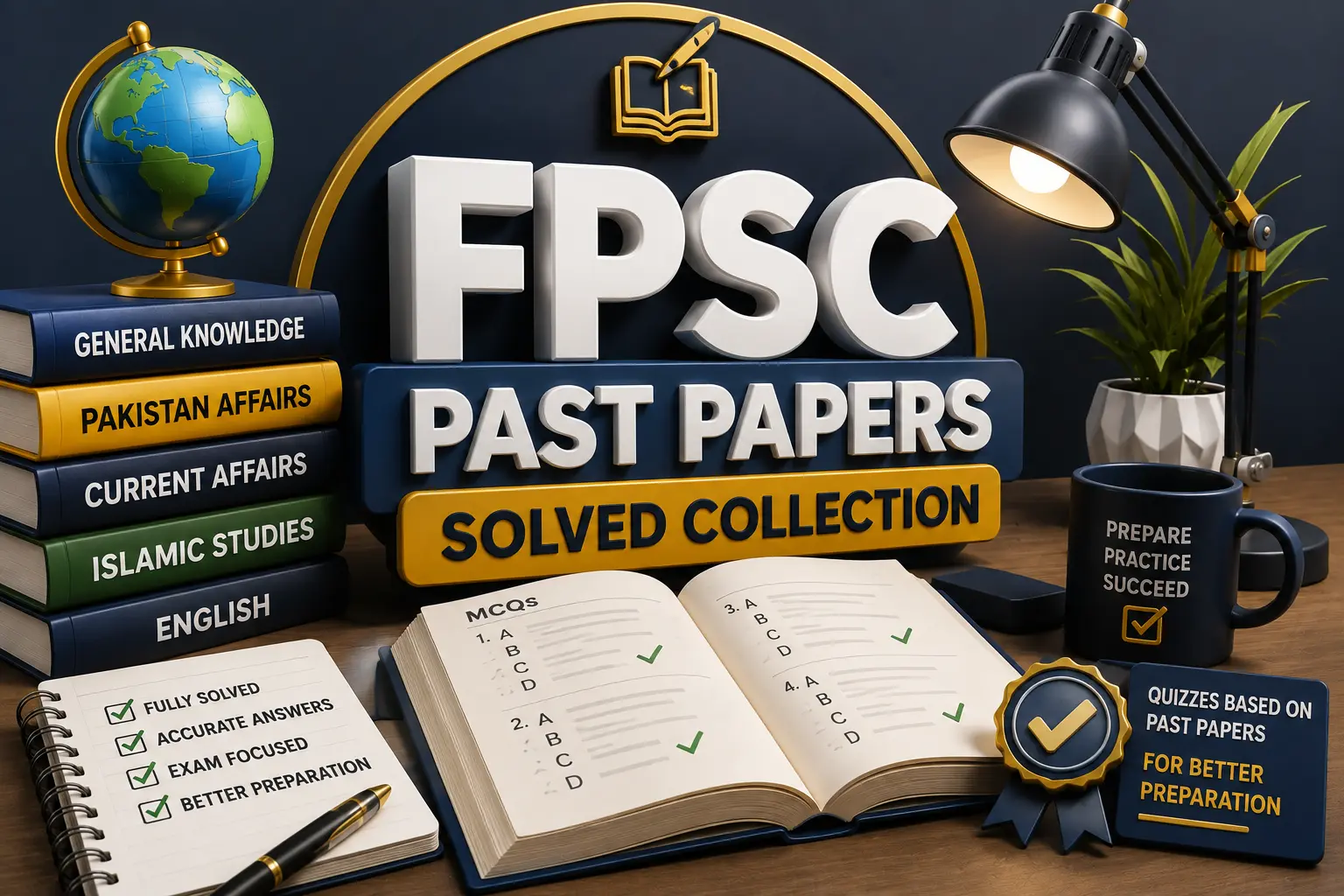 FPSC Past Papers Solved PDFs