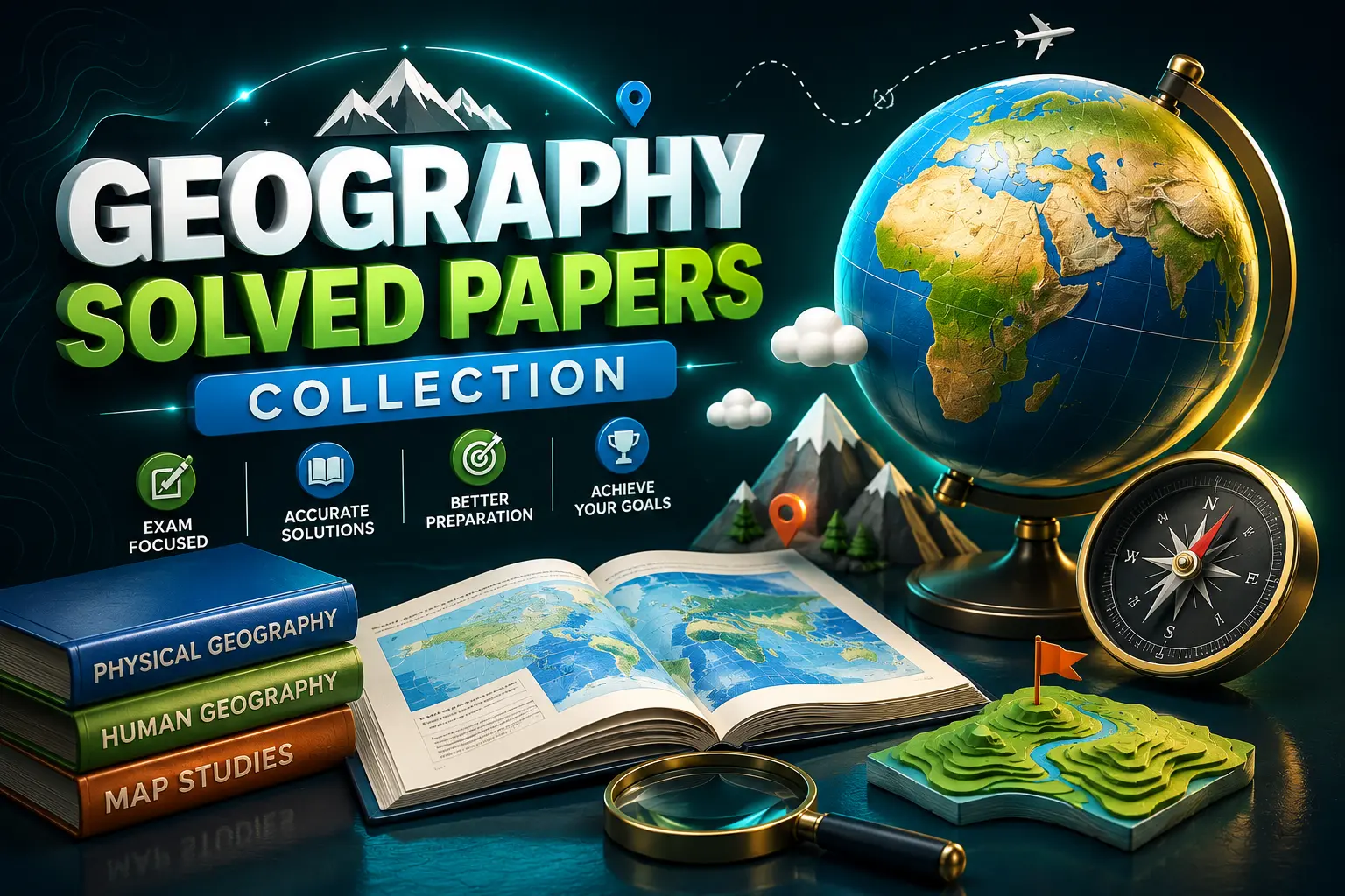 Best Geography Past Papers Solved Collection