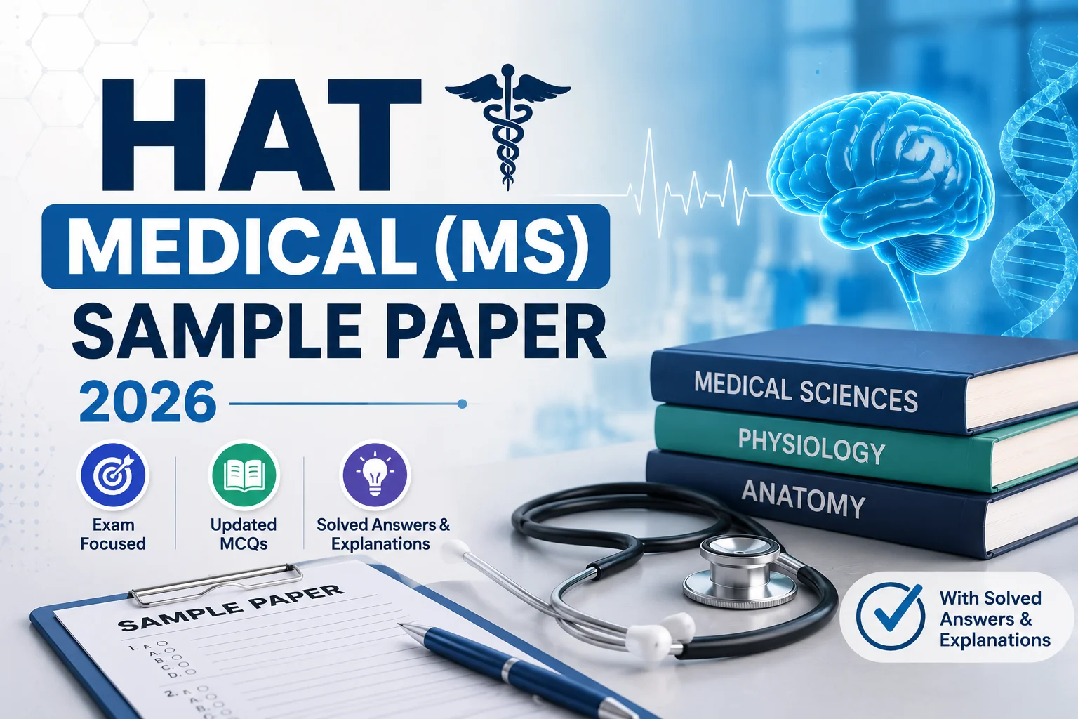 HAT sample paper of MS medical solved 2026