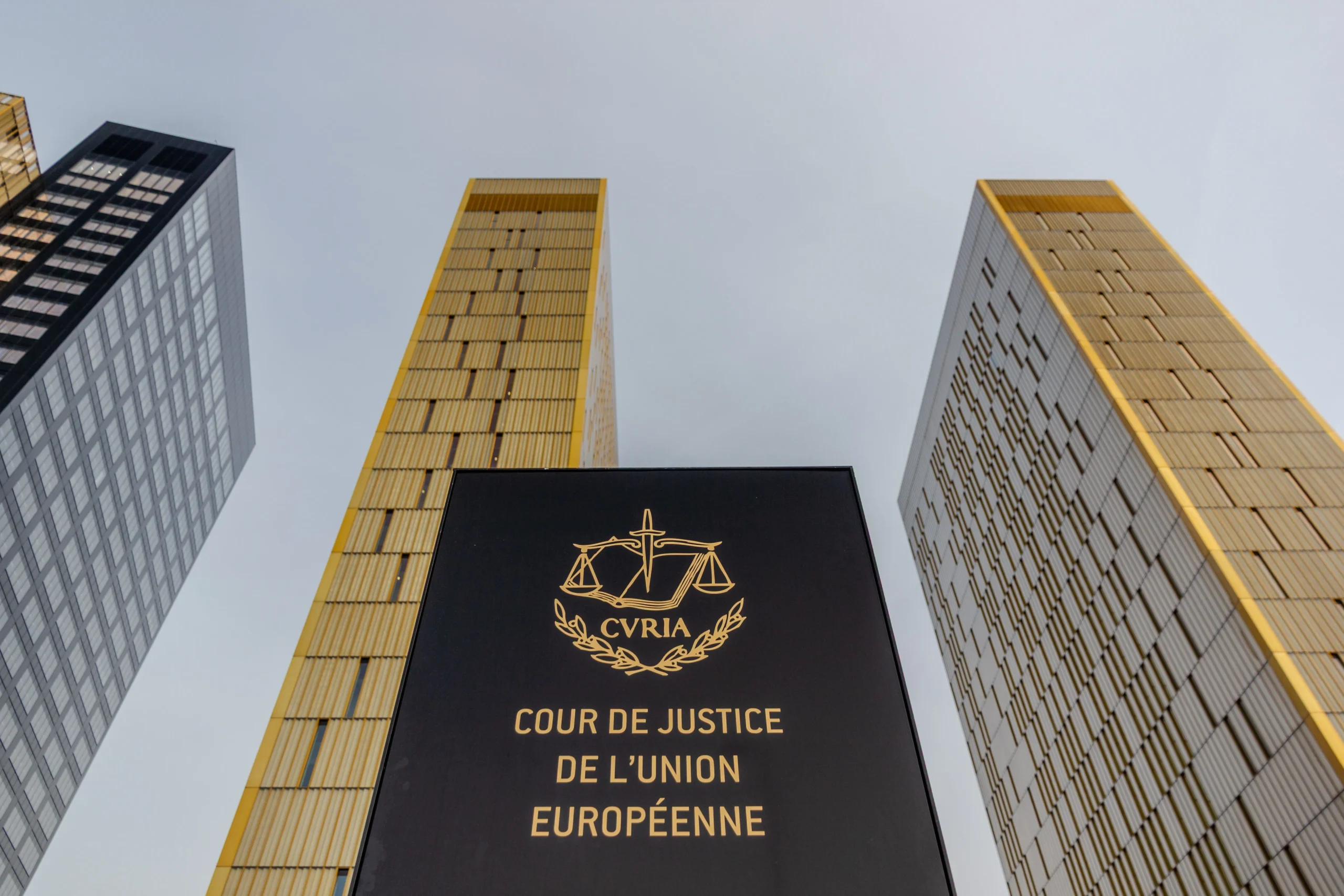 The International Court of Justice Board Sign