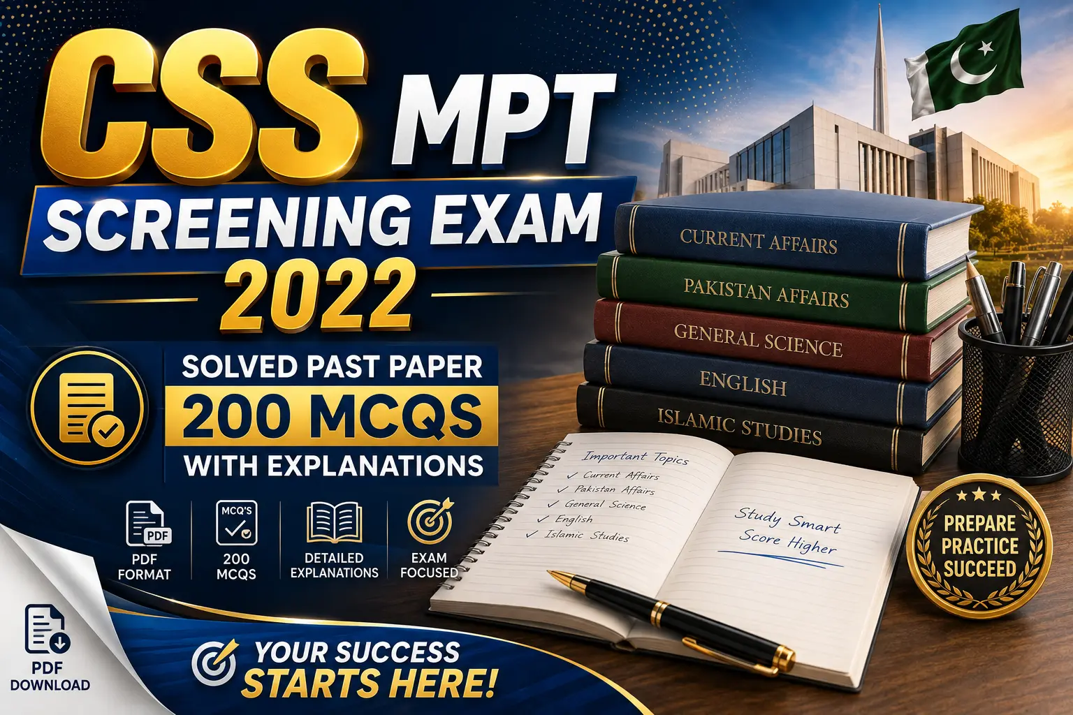 CSS MPT 2022 Solved Paper