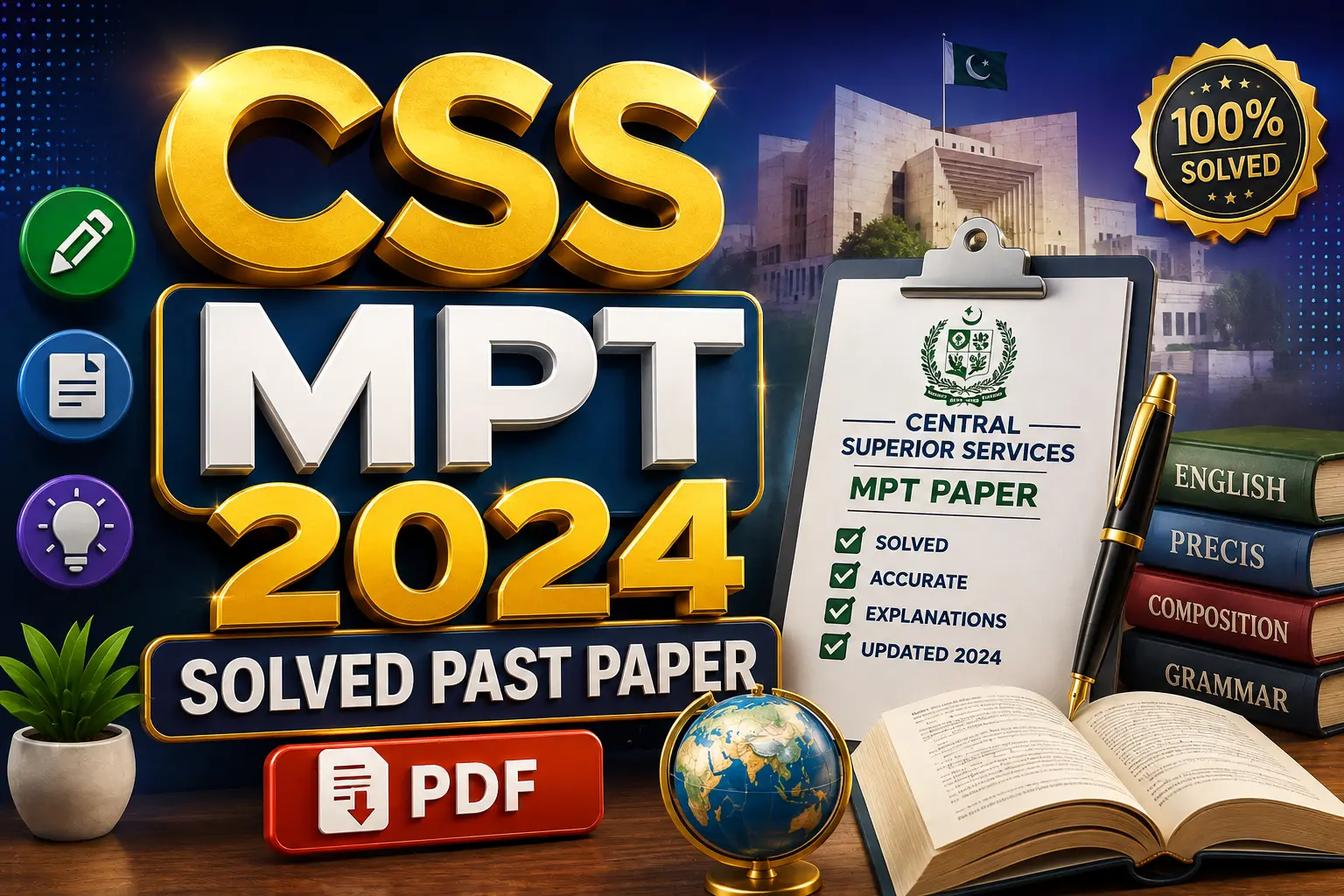 CSS MPT 2024 Screening Paper Fully Solved