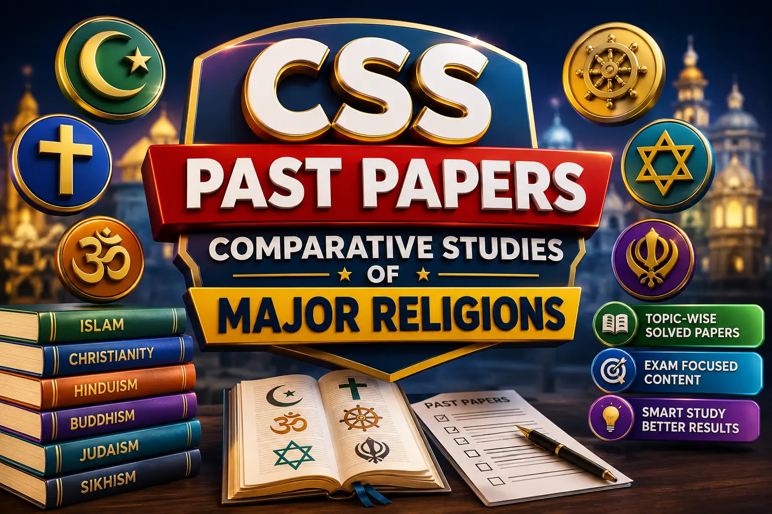 Past Solved Paper of Comparative Study of Major Religions