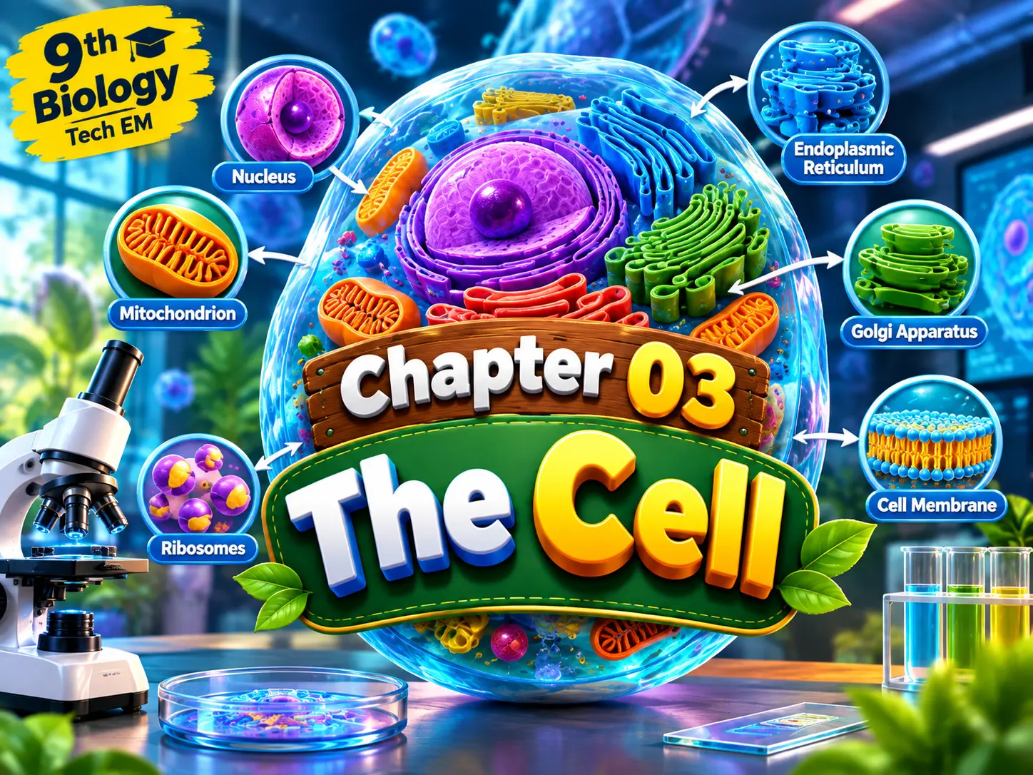 9th Class Biology Tech English Medium Chapter 03