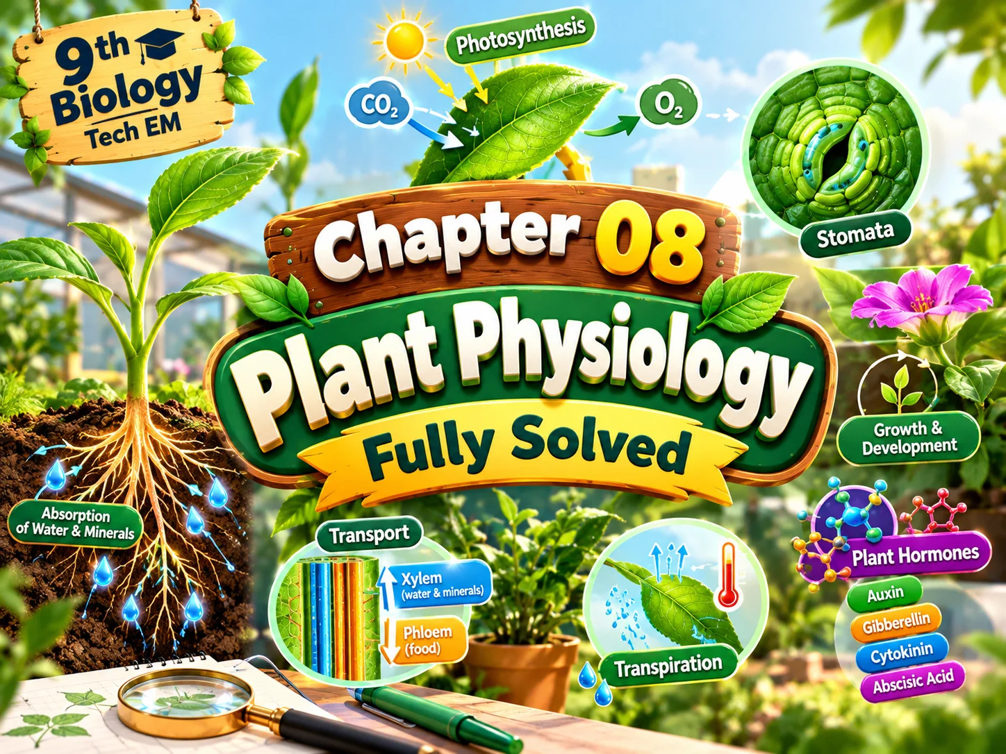 9th Class Biology Tech English Medium Chapter 08