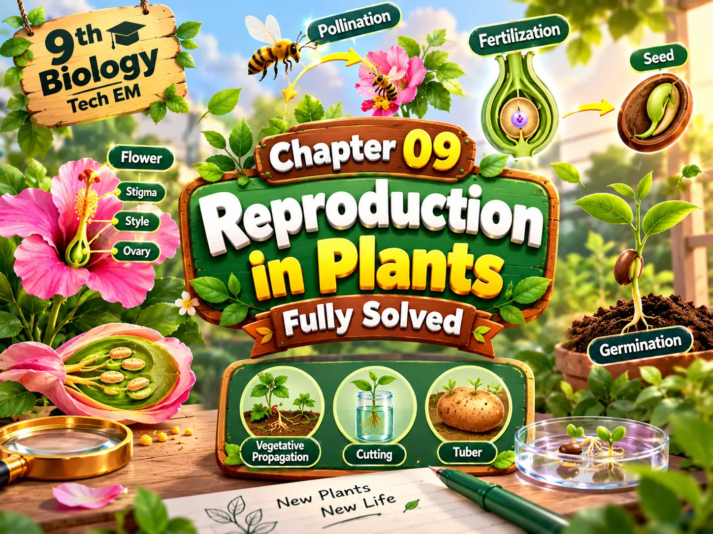 9th Class Biology Tech English Medium Chapter 09