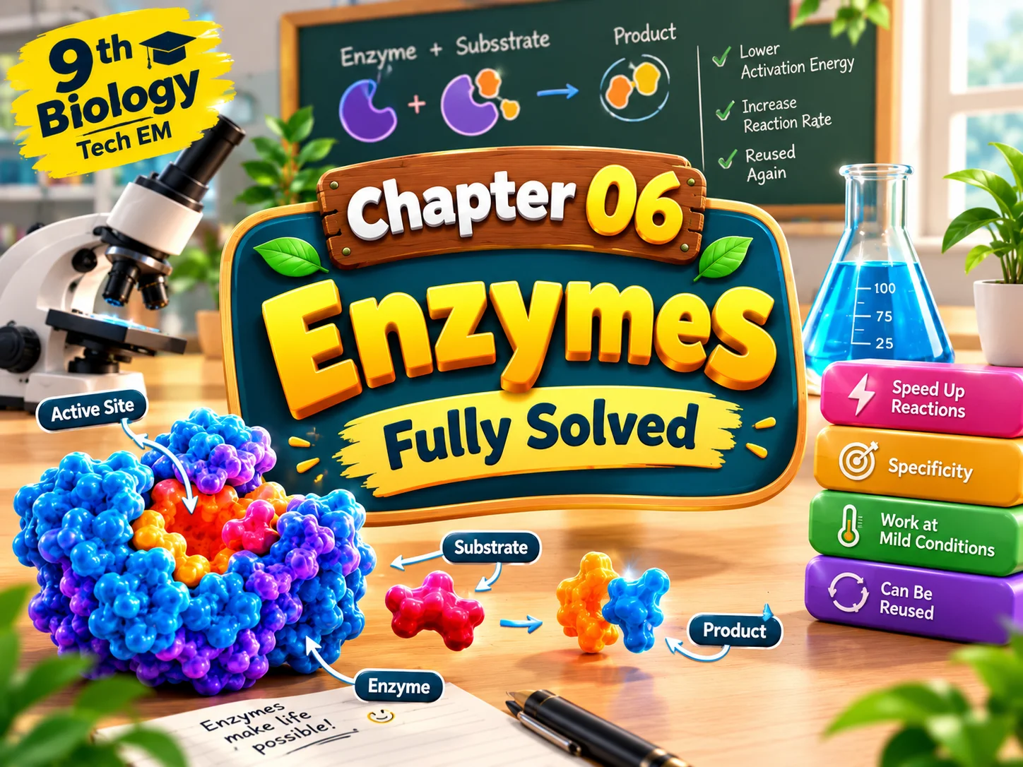9th Class Biology Tech English Medium Chapter 06