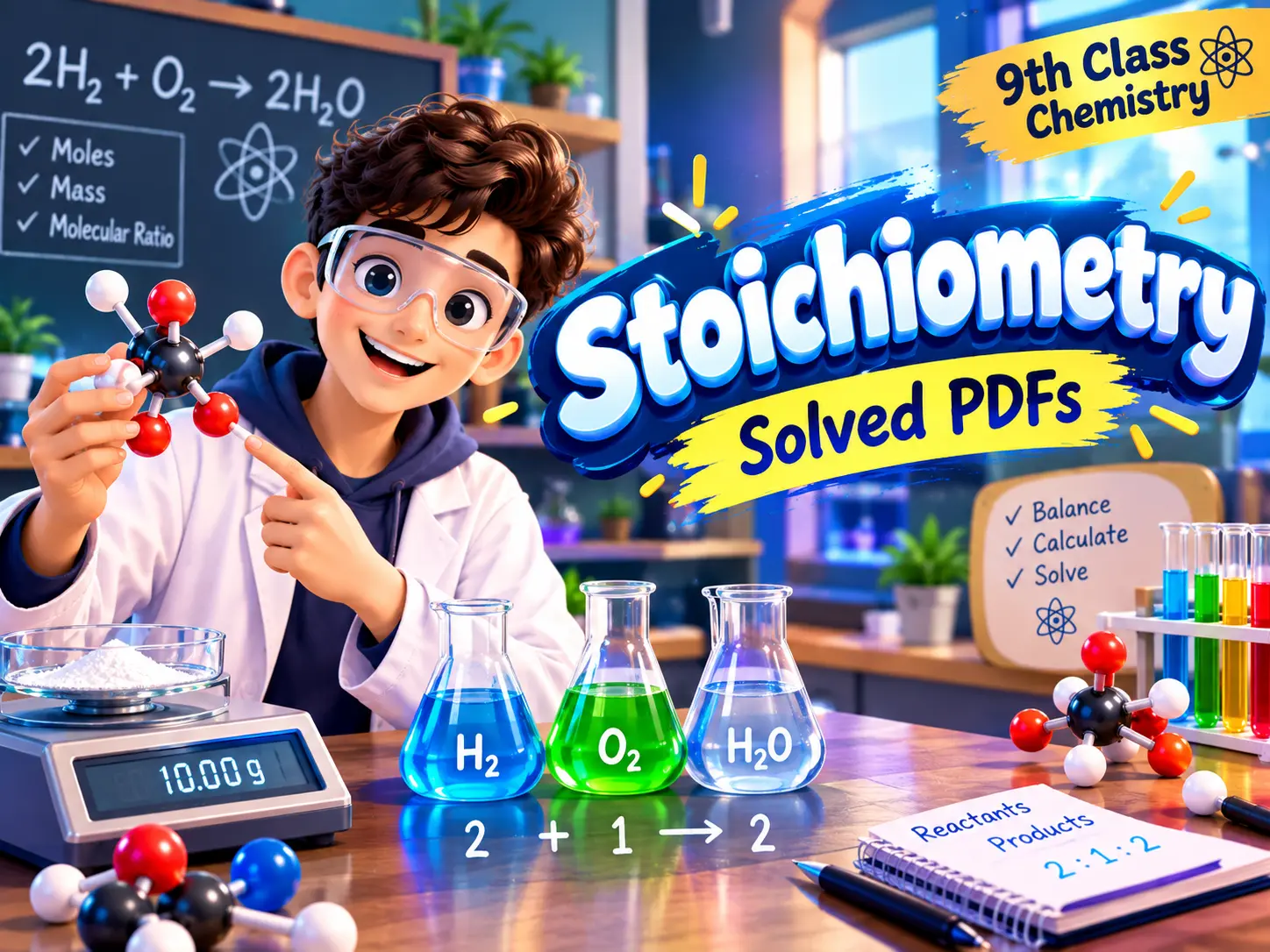 9th Chemistry Chapter 04 Solved