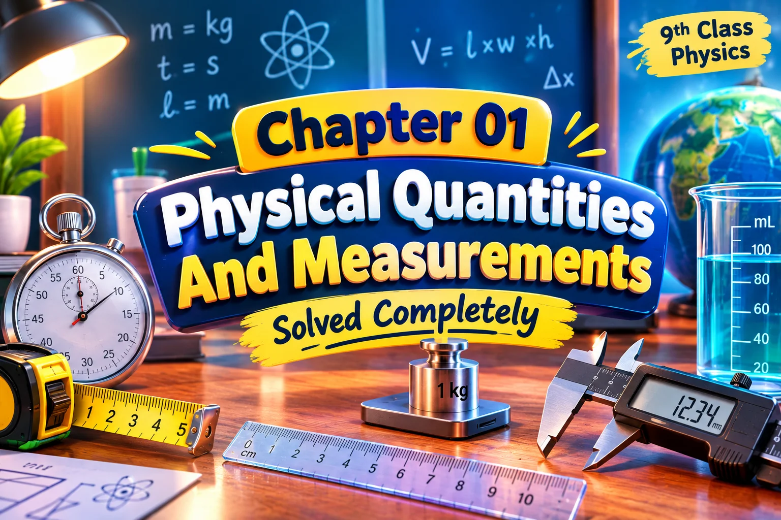 Chapter 01 of the 9th class Physics solved completely
