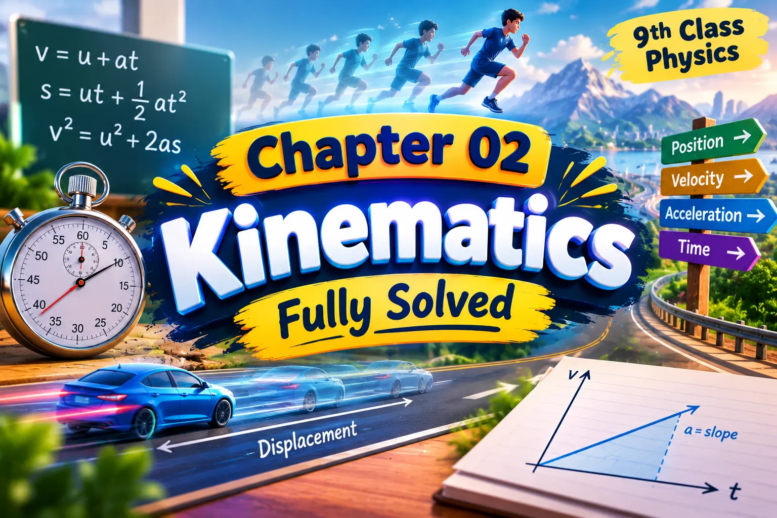 Chapter 02 of the 9th class Physics solved completely
