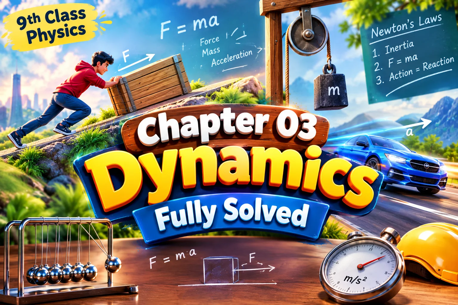 Chapter 03 of the 9th class Physics solved completely