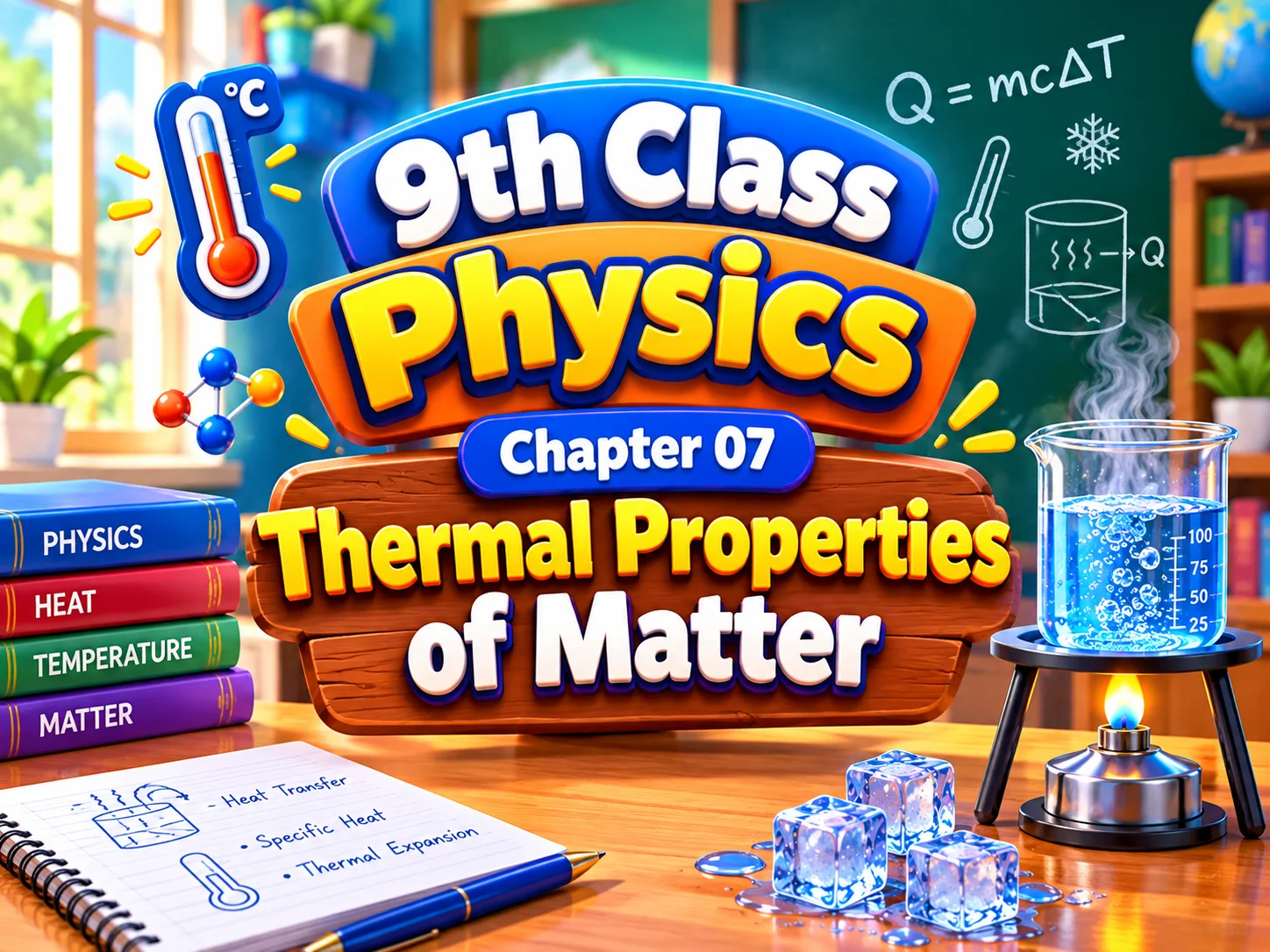 Chapter 07 of the 9th class Physics solved completely