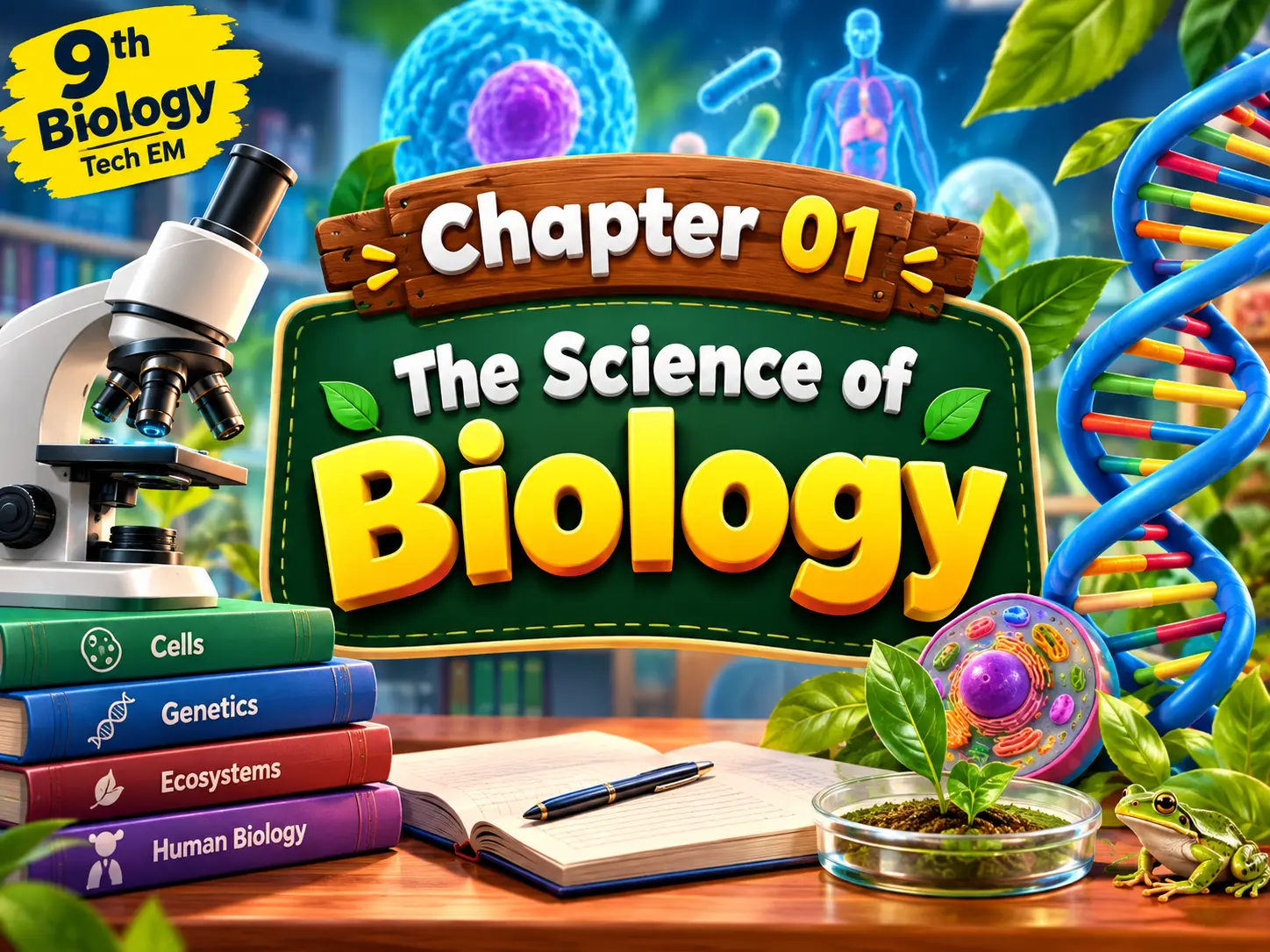 9th Class Biology Tech English Medium Chapter 01