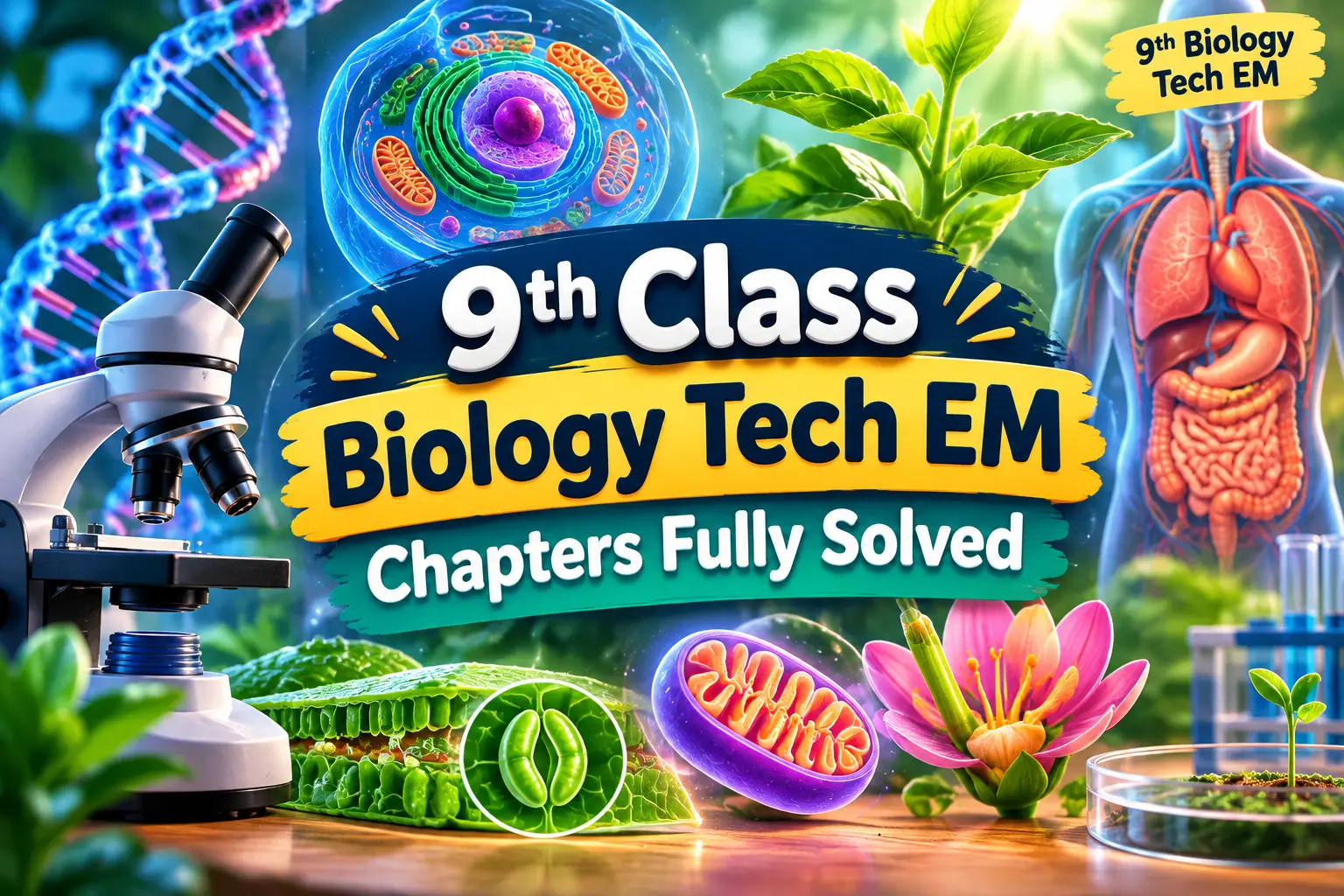 All chapters of Biology 9th Class Tech EM