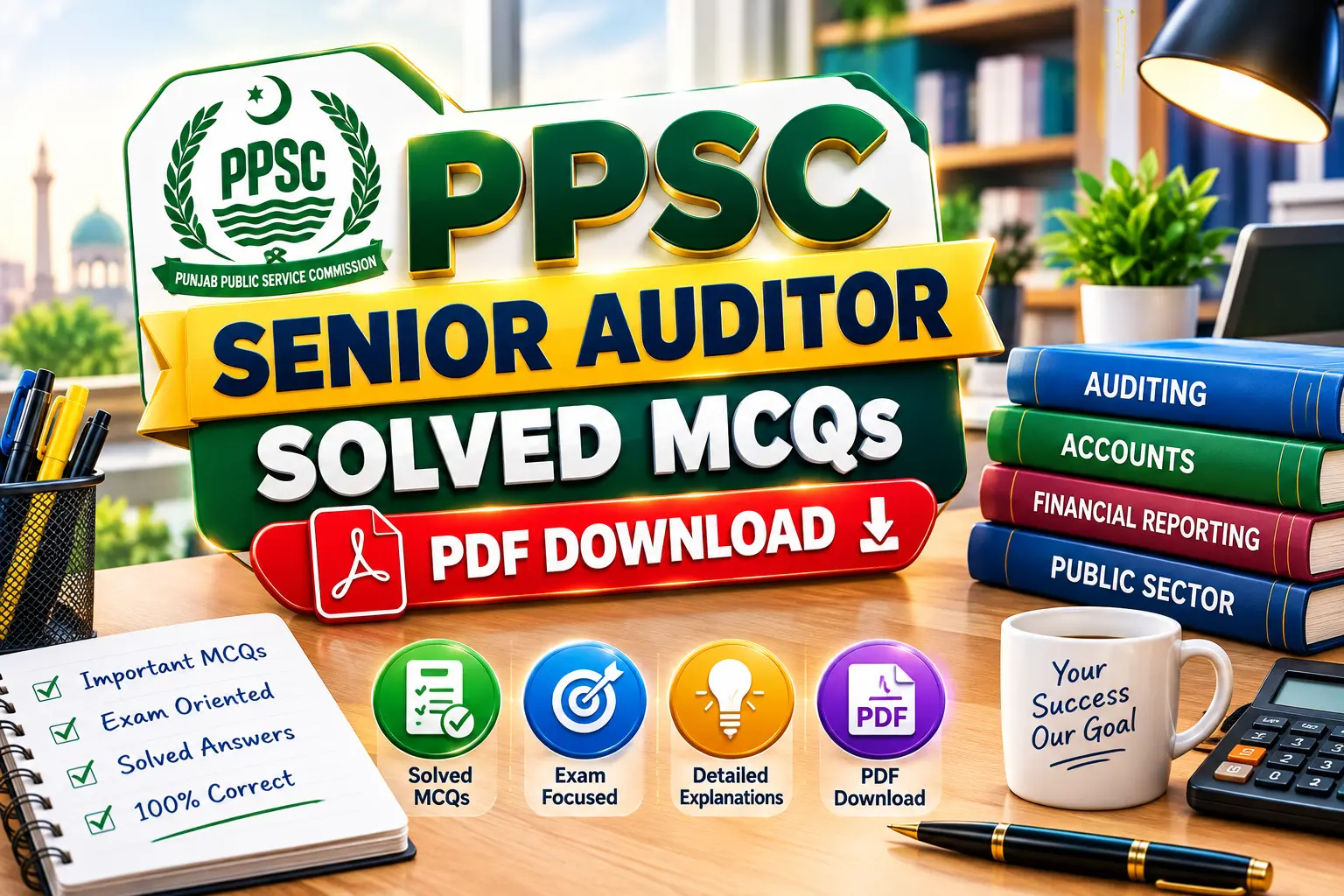 PPSC Past Solved Paper of Senior Auditor 2011