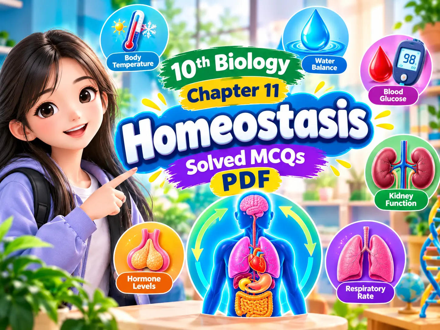 10th Biology Chapter 02 Solved MCQs