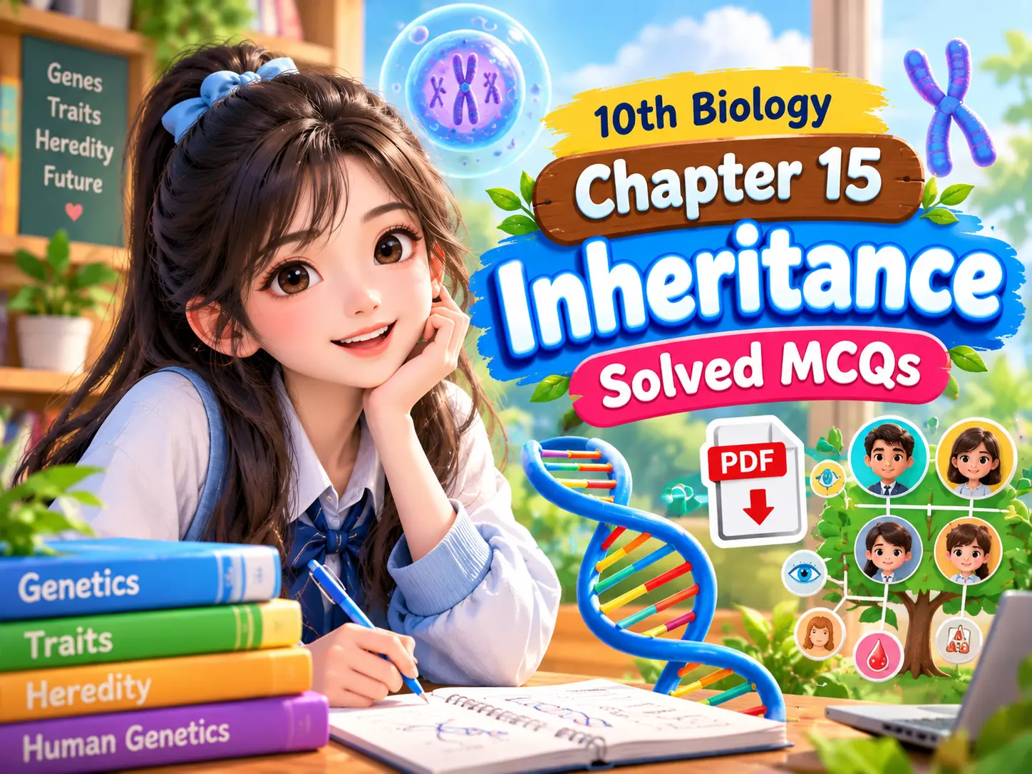 10th Biology Chapter 15 Solved MCQs