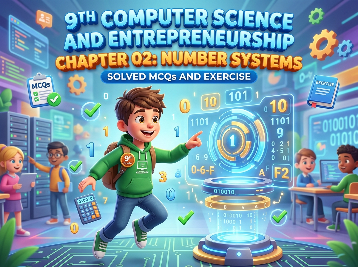 9th Class Computer Science And Entrepreneurship Chapter 02 Solved