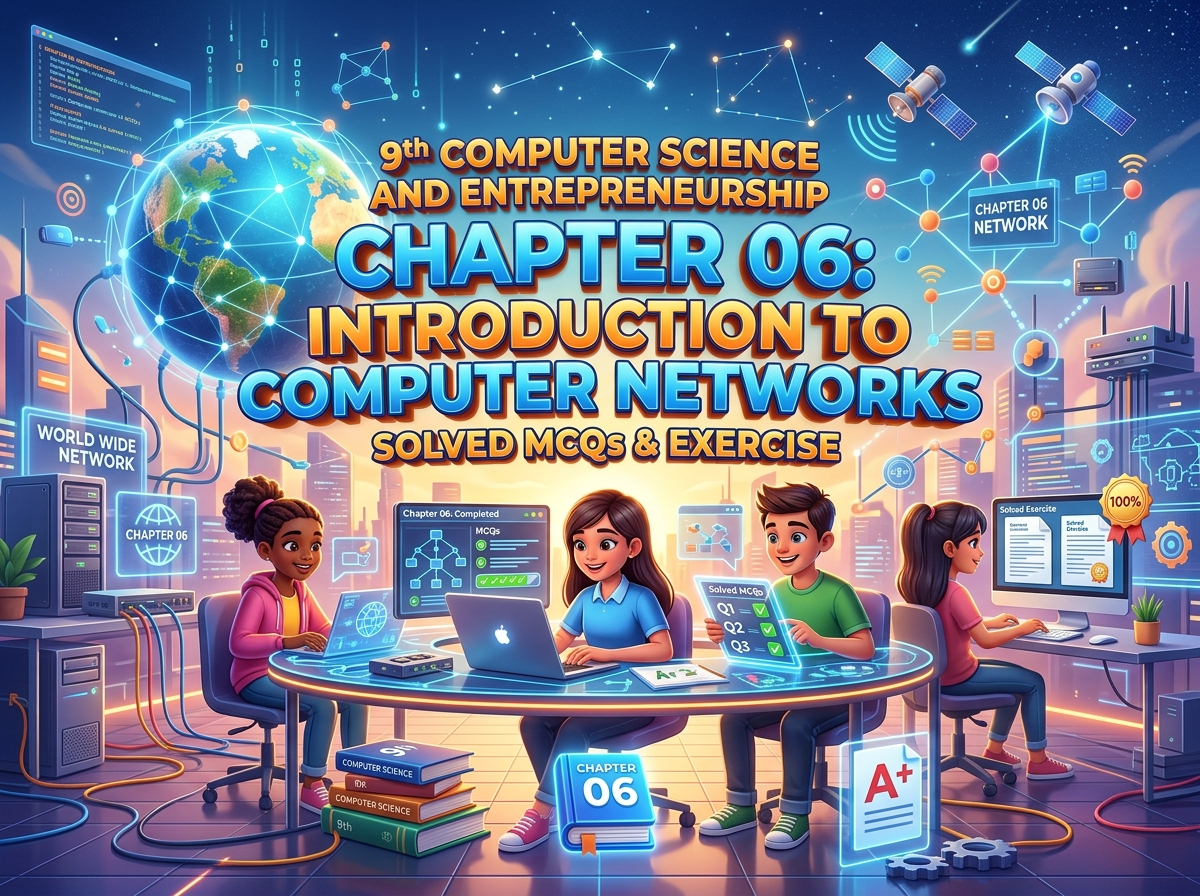 9th Class Computer Science And Entrepreneurship Chapter 06 Solved