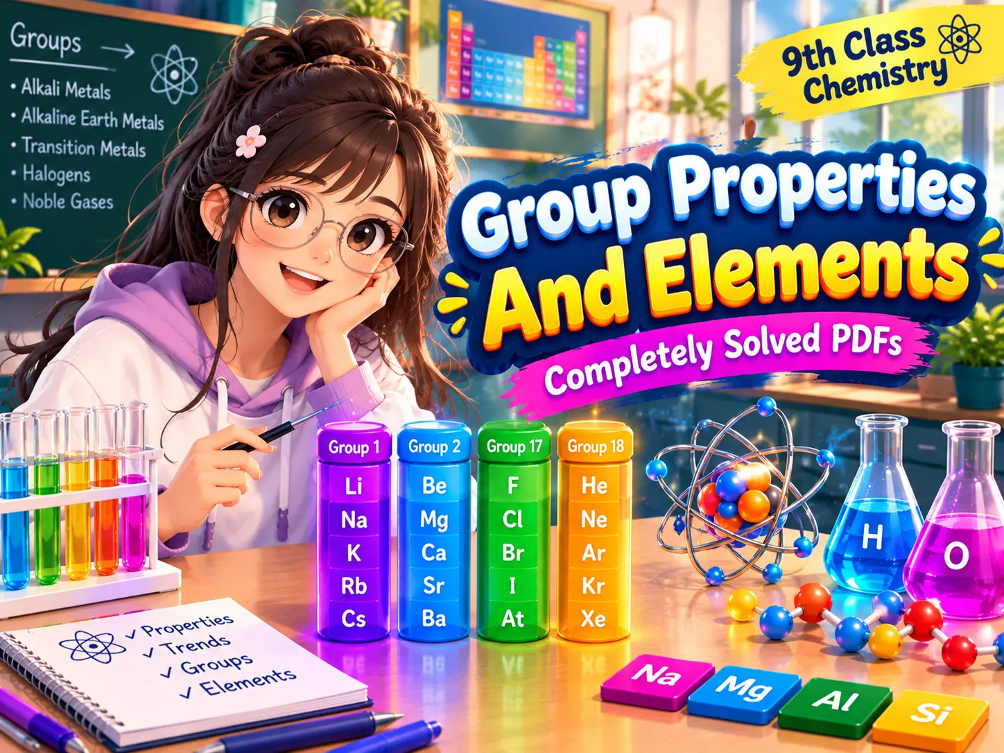 9th Chemistry Chapter 09 Solved