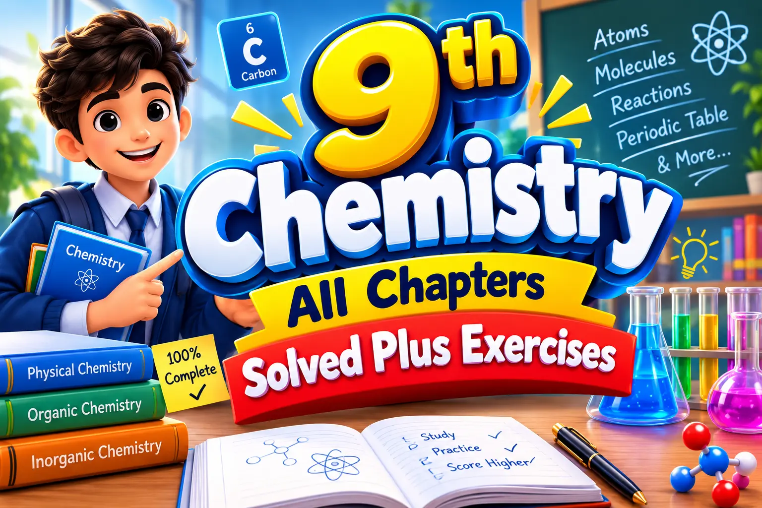 All chapters of chemistry of 9th class solved